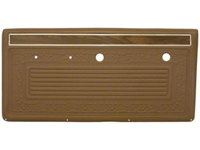 1970-1971 Chevy Truck Door Panels, ABS With Woodgrain And Mylar Trim