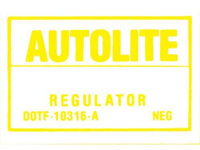 70-71 Ecd Volt Reg W/O air conditioning