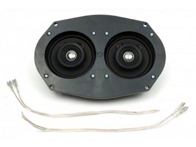 1970-1972 Chevelle Dual Front, 50 Watt, Speaker With Factory Mono Radio