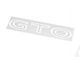 1970-1972 GTO Decal 1pc - White