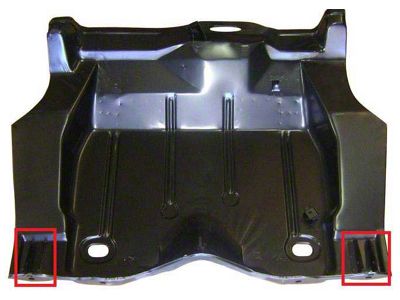 OPR 1970-1973 Camaro Trunk Floor to Tailpan Brace ,Pair