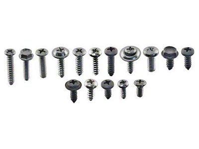 1970-71 Fairlane & Torino 2 Door Hardtop Interior Trim Screw Kit