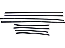 1970-71 Fairlane-Torino Fastback 8-Piece Belt Weatherstrip Kit - With Special Moldings