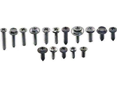 1970-71 Torino Convertible Interior Trim Screw Kit