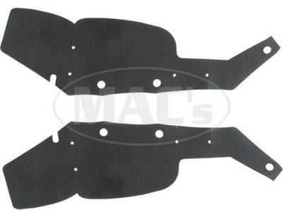 1970 Ford Fairlane, 1970-71 Torino & Ranchero Front Fender Rear Edge Dust Shields With Staples