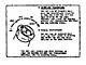 1970 Mustang Ignition Lock Instruction Sleeve Decal