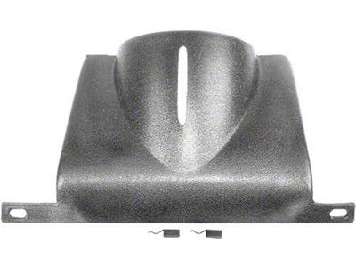 1970 Mustang Lower Steering Column Cover, Black Plastic