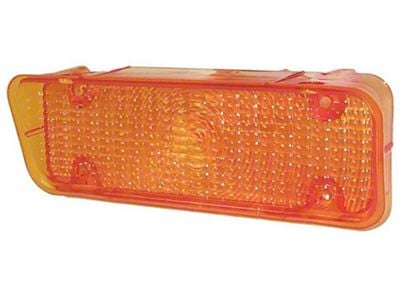 Lens,Parking Light/Turn Signal,Amber,Left,71-72