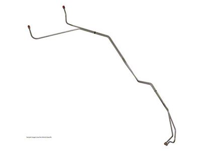 1971-1972 Chevy -GMC Truck Transmission Cooler Lines, Half-Ton 2WD, 6 Cylinder, 5-16, OE Steel