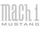 1971-1972 Mustang Mach 1 Fender Decal, Argent Silver-Gray