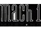 1971-1972 Mustang Mach 1 Fender Decal, Black