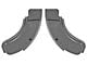 1971-1973 Mustang Black Bucket Seat Hinge Covers, Pair