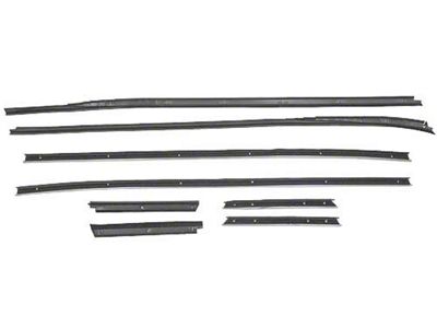 Belt Weatherstrip Kit/ 8pcs/ 71-73 Mustang Convertible