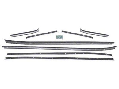 Belt Weatherstrip Kit/ 8pcs/ 71-73 Mustang Coupe