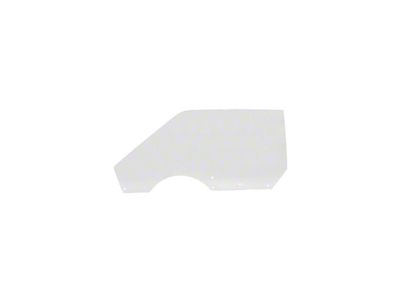 1971-1973 Mustang Coupe or Convertible Door Glass for Cars with Power Windows, Left