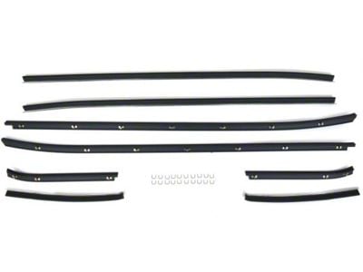 1971-1973 Mustang Fastback Inner and Outer Door Beltline Window Felt Kit