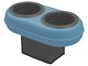 1971-1973 Mustang Plug and Chug Ash Tray Drink Holder, Medium Blue