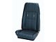 1971 Mustang Coupe TMI Premium Deluxe and Grande Interior Bucket Seat Cover Set, Black