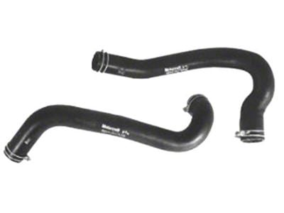 1971 Mustang Radiator Hose Set with Script, 250 6-Cylinder