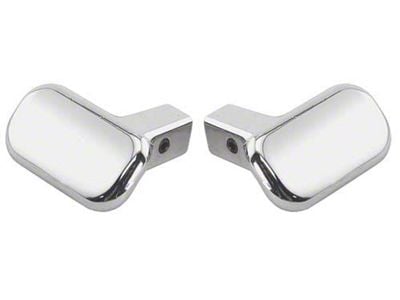 1972-1973 Mustang Chrome Seat Back Latch Handle Set, 4 Pieces