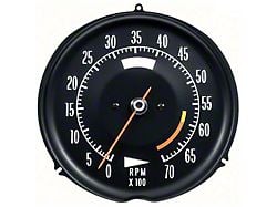 1972-1974 Corvette Electronic Tachometer, 6000 RPM Redline