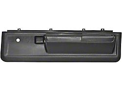 1973-1977 El Camino Door Panels, Lower, Black