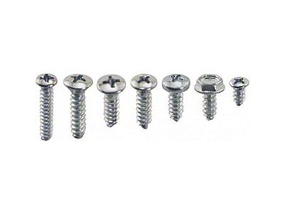 1973-1977 Ford Pickup Truck Interior Trim Screw Set - 110 Pieces