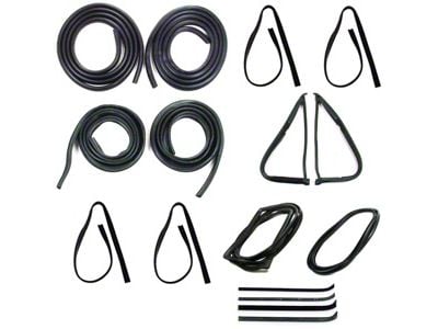 1973-1979 Ford Truck, Complete Body Weatherstrip Seal Kit Without Trim Groove