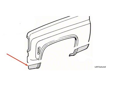 Fender Patch Panel, Lower Front RH 73-80