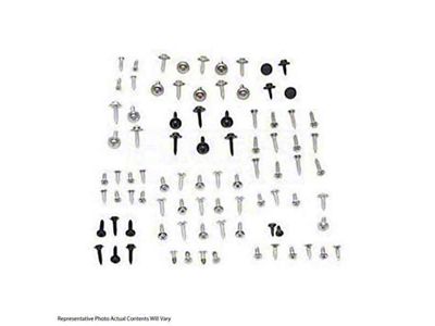 1973-1980 Chevy-GMC Truck Interior Screw Kit, Stainless Steel