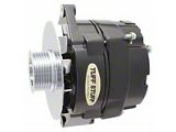 1973-1983 Camaro Alternator; 140 AMP; OEM Or 1 Wire; 6 Groove Pulley; Stealth Black;