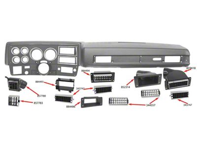 AC Vent Adapter LH Inner 73-87