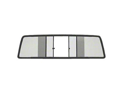 Sliding Rear Window Dk Gray Solar Tint 73-87