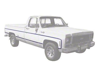 1973-80 Chevy Truck Bed Molding-Lower Left Front-Short bed