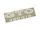 1973 GTO 400 CID Fender Decal Ea - White