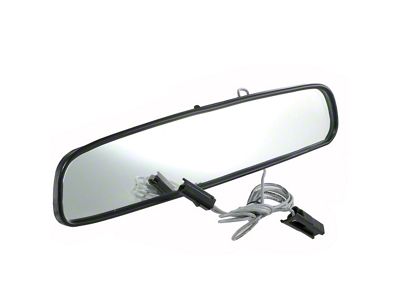 1974-1976 10 Inside Rear View Mirror w/MAP Light, Black