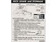 1974 Ford Thunderbird Jacking Instructions Decal
