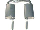 Oval Mufflers (75-77 Corvette C3)