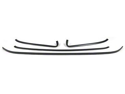 1975-1981 Camaro Black Anodized Rear Windsheild Molding Set