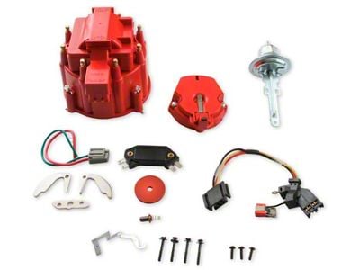 1975-1989 Chevy-GMC Truck ACCEL HEI Distributor Tune-Up Kit, Red Cap