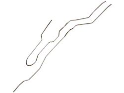 1976-79 Ford F-100, F-150, F-250 4WD Longbed Pickup 3/8 Main Fuel Lines - 2 Pieces, Rear Tank - Original Steel