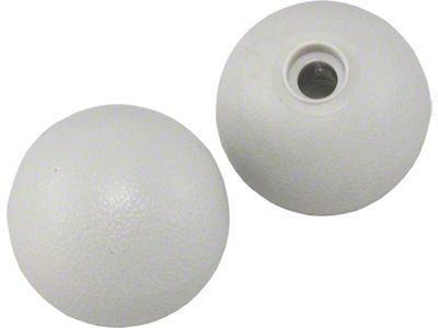 Seat Track Adjuster Knobs, Oyster, 1978-1980