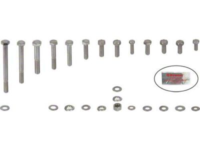 1978-79 Ford Bronco Engine Hardware Kit, 351M V8-Cast Valve Covers