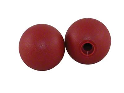 1979-1980 Corvette Seat Track Adjuster Knobs Red (Sports Coupe)