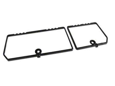 1979-1982 Corvette Rear Compartment Door Frames, Black/Paintable