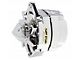 1980-1981 Camaro Silver Bullet Alternator; 140 AMP; OEM Or 1 Wire; V Groove Bullet Pulley; 4.85 in. Case Depth; Lower Mount Boss 2 in. Long; Chrome; 12 Clocking;