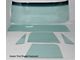 1981-1987 Chevy-GMC Truck Glass Kit-Small Rear Glass, Green Tint