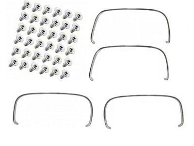 81-87 Chevy Truck Molding, Wheel Opening Kit FS