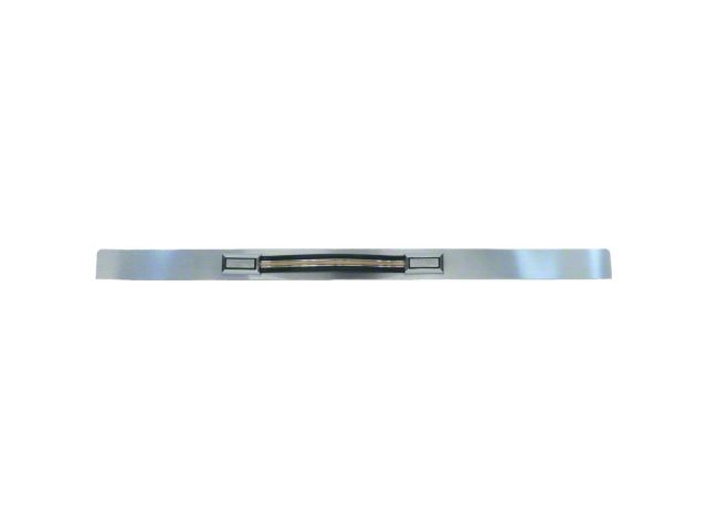 1981-1991 Chevy-GMC Truck Trim Inserts, Rear, Full Size, Brushed AluminumTrim Inserts With Pull Straps
