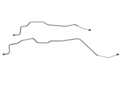 1981-87 Chevrolet/GMC Truck 2WD 3/4-Ton w/Corporate 14-Bolt Rear Axle Brake Lines 2pc, Stainless